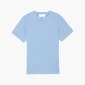Sky Blue Cotton T-Shirt – Casual Wear for Men & Women